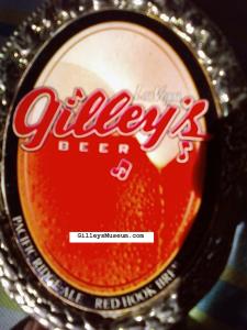 Gilley's Beer tap handle medallion.