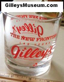 Gilley's Rocks Glass from the old Frontier Hotel & Casino in Las Vegas.